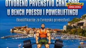 Otvoreno prvenstvo Crne Gore u benč presu i pauerliftingu u znaku odličnih rezultata