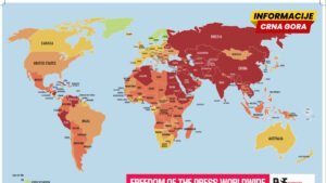 Svjetski indeks slobode štampe za 2026: Crna Gora na 41. poziciji