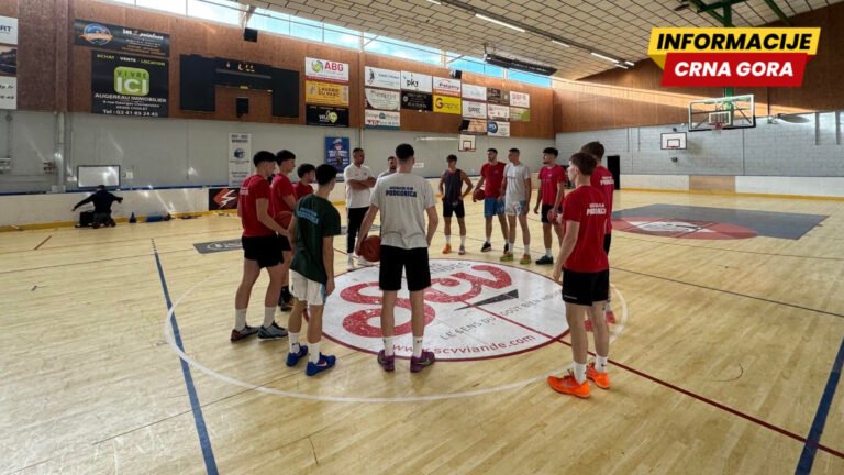 Juniori Podgorice Bemax počinju nastup na turniru u Francuskoj