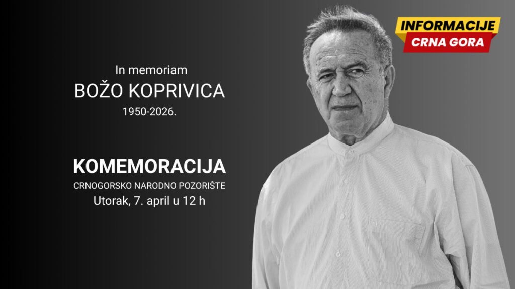 CNP: Komemoracija povodom smrti Boža Koprivice u utorak
