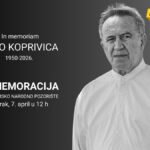 CNP: Komemoracija povodom smrti Boža Koprivice u utorak