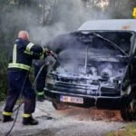 Zapalio se kombi u selu Mojdež kod Herceg Novog