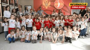 Mališani iz vrtića “Ljubica Popović” u posjeti KSCG