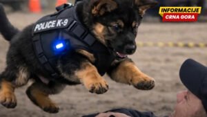 Pas zadivio svijet: Šapicama spasava svog kolegu policajca