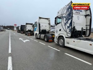 Policija odobrila proteste prevoznika na osam lokacija, blokada Luke Bar zabranjena