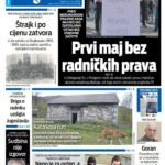 Naslovna strana “Informacije CG”: Prvomajski trobroj