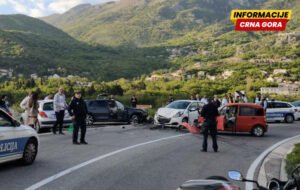 Budva: Sudar tri automobila, šest odoba povrijeđeno