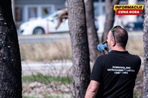 Od naprtnjača do vatrogasnog vozila: Volonteri koji su se upoznali na požarištima u okolini Podgorice