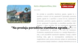Koliko stanova crnogorskih građana završi na tržištu zbog dugovanja bankama: CBCG ne vodi evidenciju
