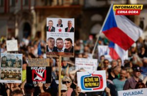 Hiljade ljudi na protestu u Pragu, skandirali “ne damo vam medije”: “Ne želite valjda da vas nazivaju Andrej Orbaniš”