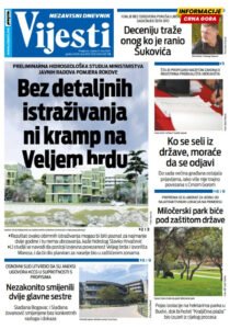 Naslovna strana Informacije CG za 6. maj 2026.