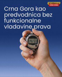 Crna Gora predvodnica bez funkcionalne vladavine prava