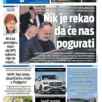 Naslovna strana Informacije CG za 8. maj 2026.