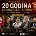Panel diskusija “Crnogorski sport tokom prvih 20 godina” održaće se 25. maja