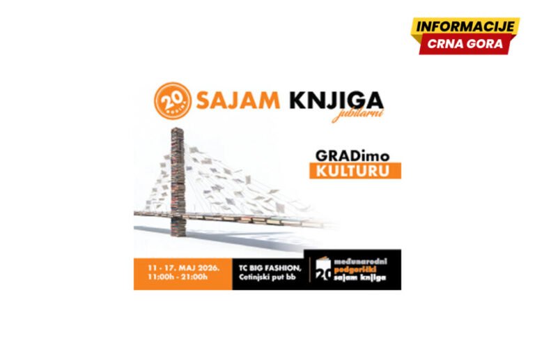 Veliki popusti i sjajan program na ovogodišnjem jubilarnom sajmu knjiga u Podgorici
