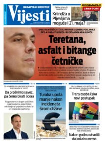 Informacije CG Objavljuje Novu Naslovnu Stranu za 11. Maj 2026