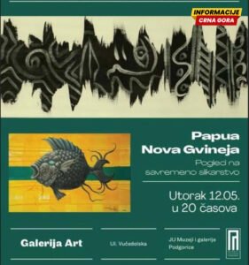 Papua Nova Gvineja umjetnost stiže na crnogorsko zemlju