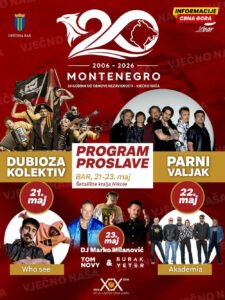 Opština Bar: Program za 21. maj kroz niz događaja kombinuje kulturu, nauku, obrazovanje, tradiciju i muziku