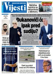 Naslovna strana Informacije CG za 13. maj 2026.