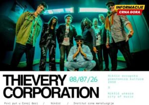 “Thievery Corporation” početkom jula u Nikšiću