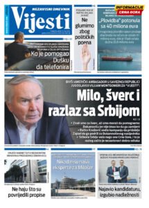 Informacije CG objavljuje najnovije vijesti za 15. maj 2026