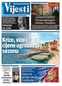 Naslovna strana Informacije CG za 17. maj 2026.