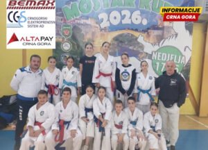 Mlađi karatiskinci Budućnosti Bemax izložili svoju snagu na Mostarskom kupu