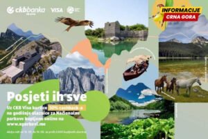 JPNPCG: Od 19. maja, za korisnike kartica CKB, godišnja ulaznica za sve nacionalne parkove koštaće 6,75 eura