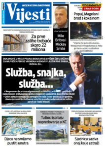 Novine Crnogorca sa ključnih novosti za 19. maj 2026