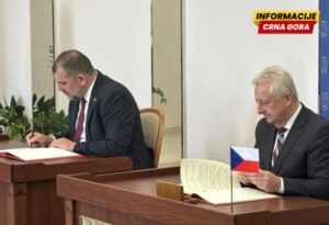 Potpisan sporazum o odbrambenoj saradnji Crne Gore i Češke