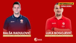 Balša Radulović novi selektor juniora, Luka Bogojević vodi pionirke Crne Gore