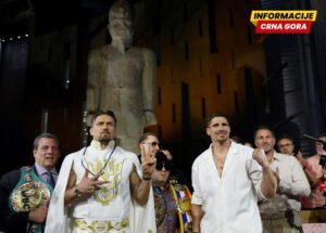 Usik boksuje ispod Keopsove piramide