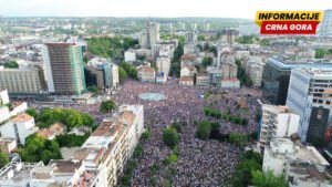 Arhiv javnih skupova: Na studentskom protestu na Slaviji, bilo je između 180.000 i 190.000 ljudi