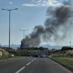 Ugašen požar koji je buknuo iz Novog groblja na Ćemovskom polju u Podgorici