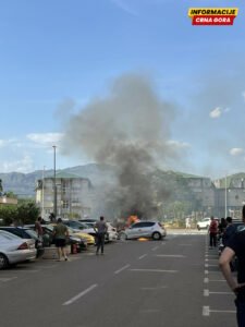 Vozilo gorelo u podgoričkom naselju Zagorič, vatrogasci ugasili požar