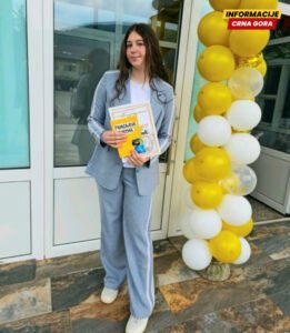 Maša Sarić iz Bijelog Polja drugi put zaredom osvojila drugo mjesto na međunarodnom konkursu
