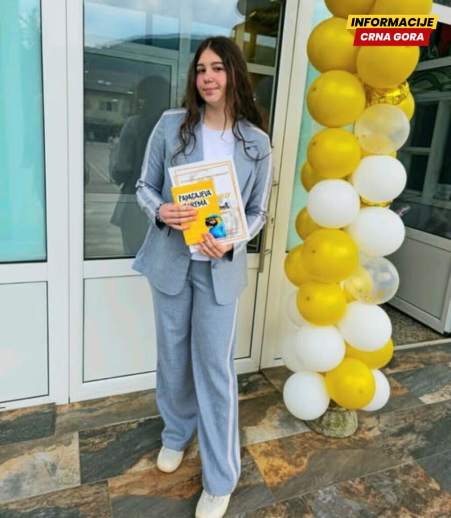 Maša Sarić iz Bijelog Polja drugi put zaredom osvojila drugo mjesto na međunarodnom konkursu