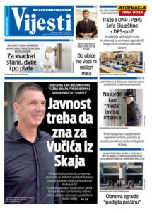 Naslovna strana Informacije CG za 27. maj 2026.