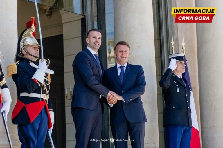Makron: Francuska stoji uz građane Crne Gore kako bi ih podržala na putu ka EU integracijama