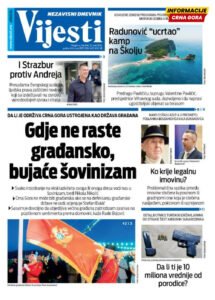 Naslovna strana Informacije CG za 28. maj 2026.