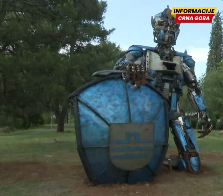 Transformer Teodorus na obali Morače - spoj čelika, kreativnosti i gradskog identiteta