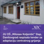 Tender za adaptaciju grijanja u JU OŠ ‘Milosav Koljenšić’ na Slapu raspisan