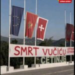 UP: Fotografije na kojima piše “Smrt Vučiću” i “Tivat je uz studente pumpaj” su lažne