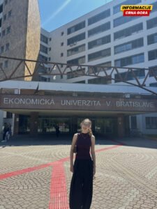 Slovački recept za crnogorsku ekonomiju: Milica Duborija, studentkinja ekonomije u Bratislavi