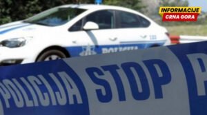 Udes na putu Nikšić – Risan: Povrijeđen saputnik, jedna osoba uhapšena