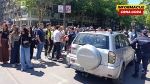 Protest zbog incidenta kod Pravnog fakulteta u Beogradu, povređeni penzioner stabilno