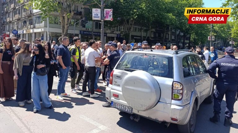 Protest zbog incidenta kod Pravnog fakulteta u Beogradu, povređeni penzioner stabilno