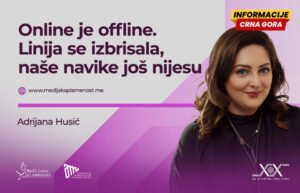 Online je offline. Linija se izbrisala, naše navike još nijesu