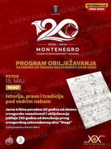 U Starom Baru u petak tribina posvećena Stegi i crnogorskoj pravnoj tradiciji