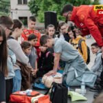 Na Dvorskom trgu na Cetinju: Javni čas prve pomoći